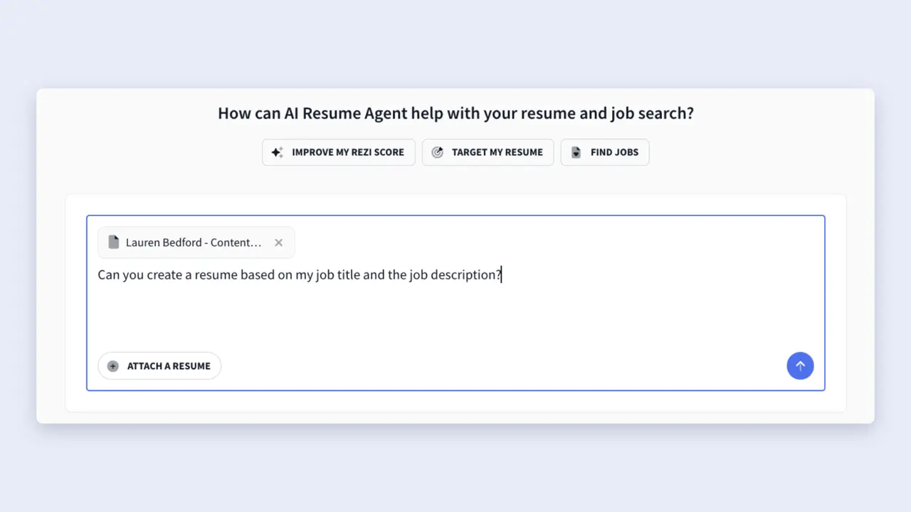 ai resume agent